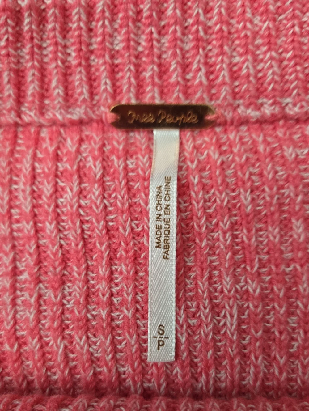 Free People Pink Sweater, Womens Small
